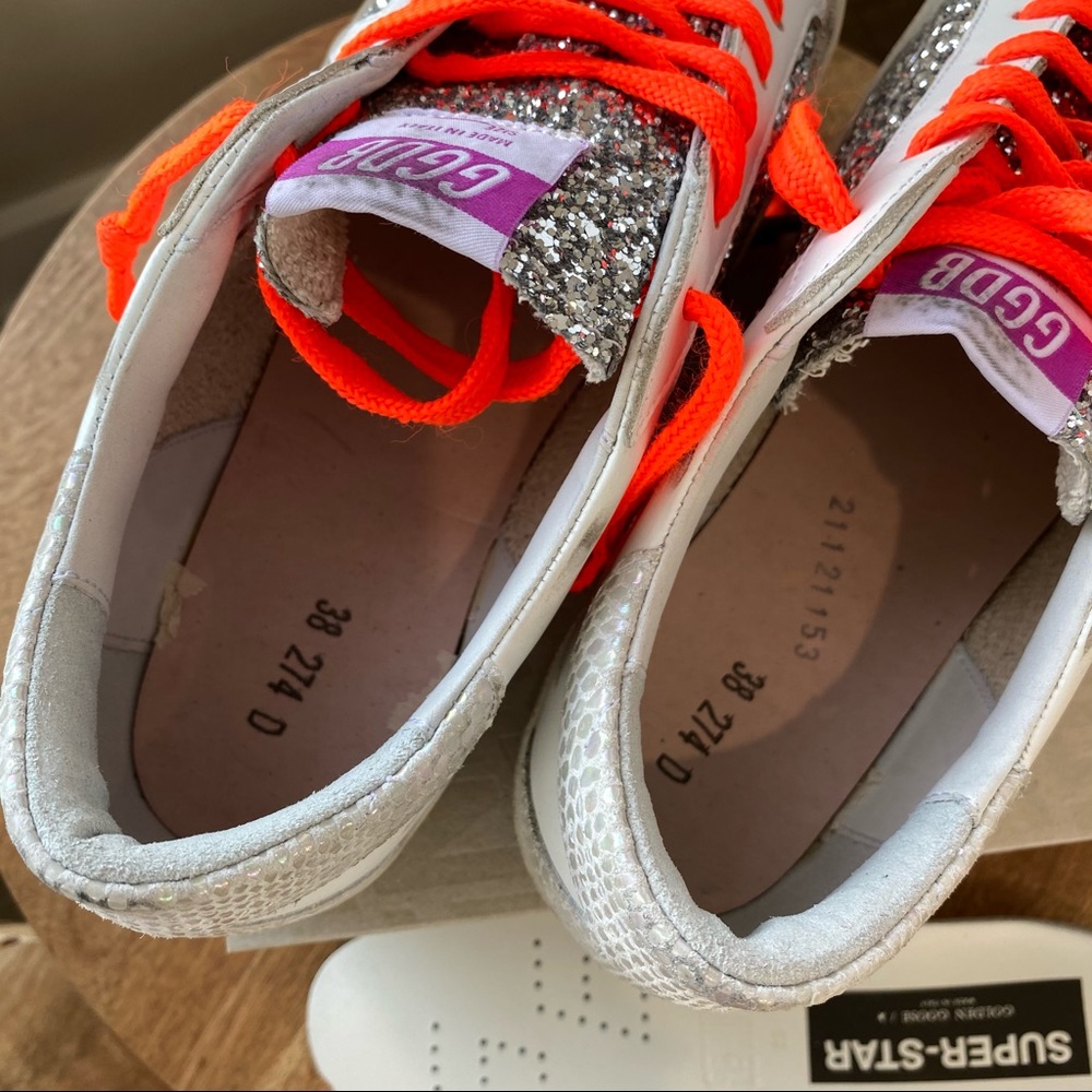 Golden Goose Superstar Glitter Sneaker 38 - Picture 7 of 10